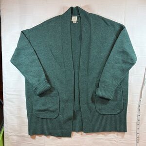 a new day Green Women's Cardigan Sweater